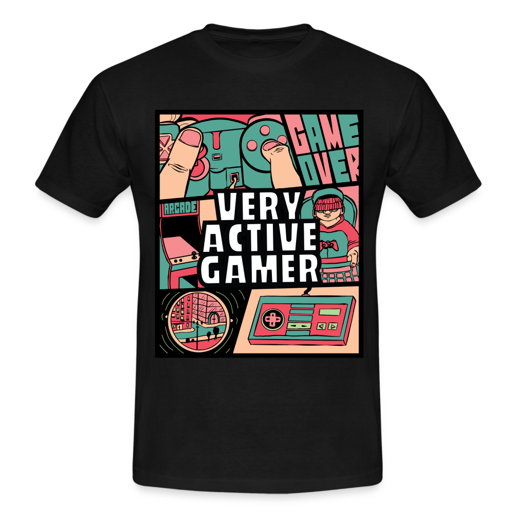 Gamer Gaming Shirt Geburtstags Geschenk Idee T-Shirt - black