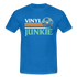 Schallplatten Fan Vinyl Vintage Retro Style T-Shirt - royal blue