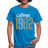 40. Geburtstag Vintage Retro Style Geboren 1982 Männer Geschenk T-Shirt - royal blue
