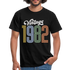 40. Geburtstag Vintage Retro Style Geboren 1982 Männer Geschenk T-Shirt - black