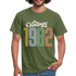 40. Geburtstag Vintage Retro Style Geboren 1982 Männer Geschenk T-Shirt - military green