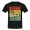 18. Geburtstag Legendär seit März 2004 Männer Geschenk T-Shirt - black