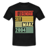 18. Geburtstag Legendär seit März 2004 Männer Geschenk T-Shirt - black