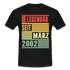 20. Geburtstag Legendär seit März 2002 Männer Geschenk T-Shirt - black