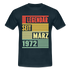 50. Geburtstag Legendär seit März 1952 Männer Geschenk T-Shirt - navy
