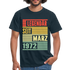 50. Geburtstag Legendär seit März 1952 Männer Geschenk T-Shirt - navy