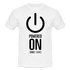 30. Geburtstag Power on since 1992 Geschenk Männer T-Shirt - white