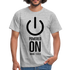 30. Geburtstag Power on since 1992 Geschenk Männer T-Shirt - heather grey