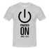 30. Geburtstag Power on since 1992 Geschenk Männer T-Shirt - heather grey