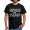 Schokolade löst keine Probleme ein Apfel aber auch nicht T-Shirt - black