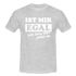 Ist mir egal ich lass das jetzt so Lustiges witziges T-Shirt - heather grey