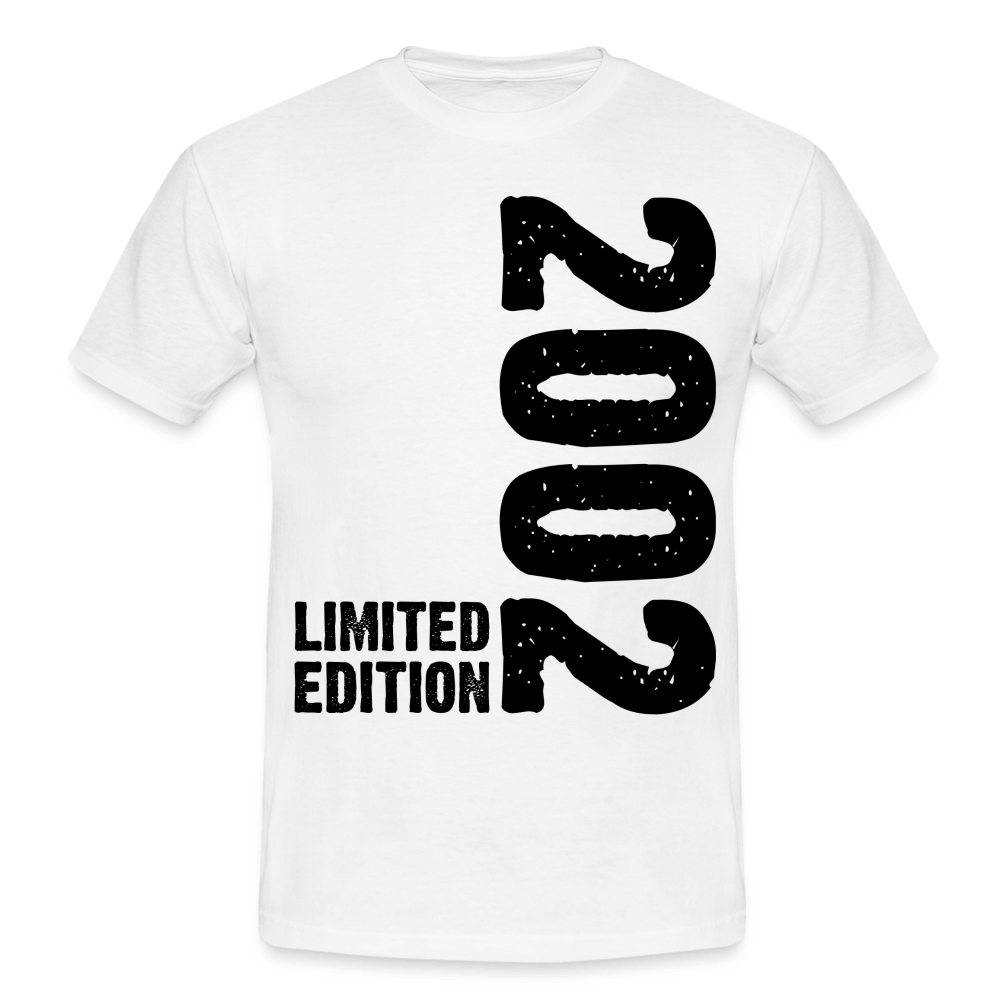 18. Geburtstag Geboren 2002 Limited Edition Retro Männer T-Shirt - white