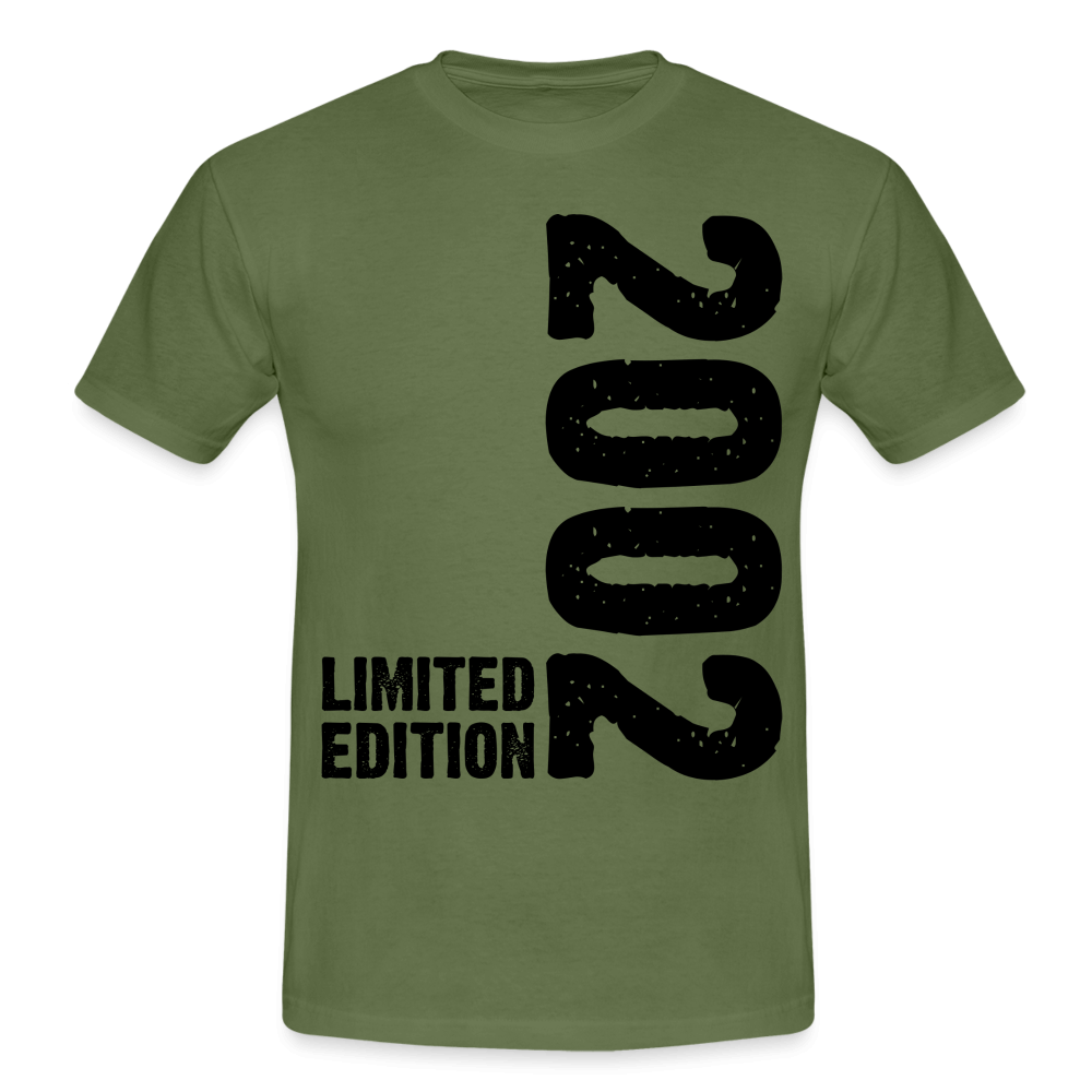 18. Geburtstag Geboren 2002 Limited Edition Retro Männer T-Shirt - military green