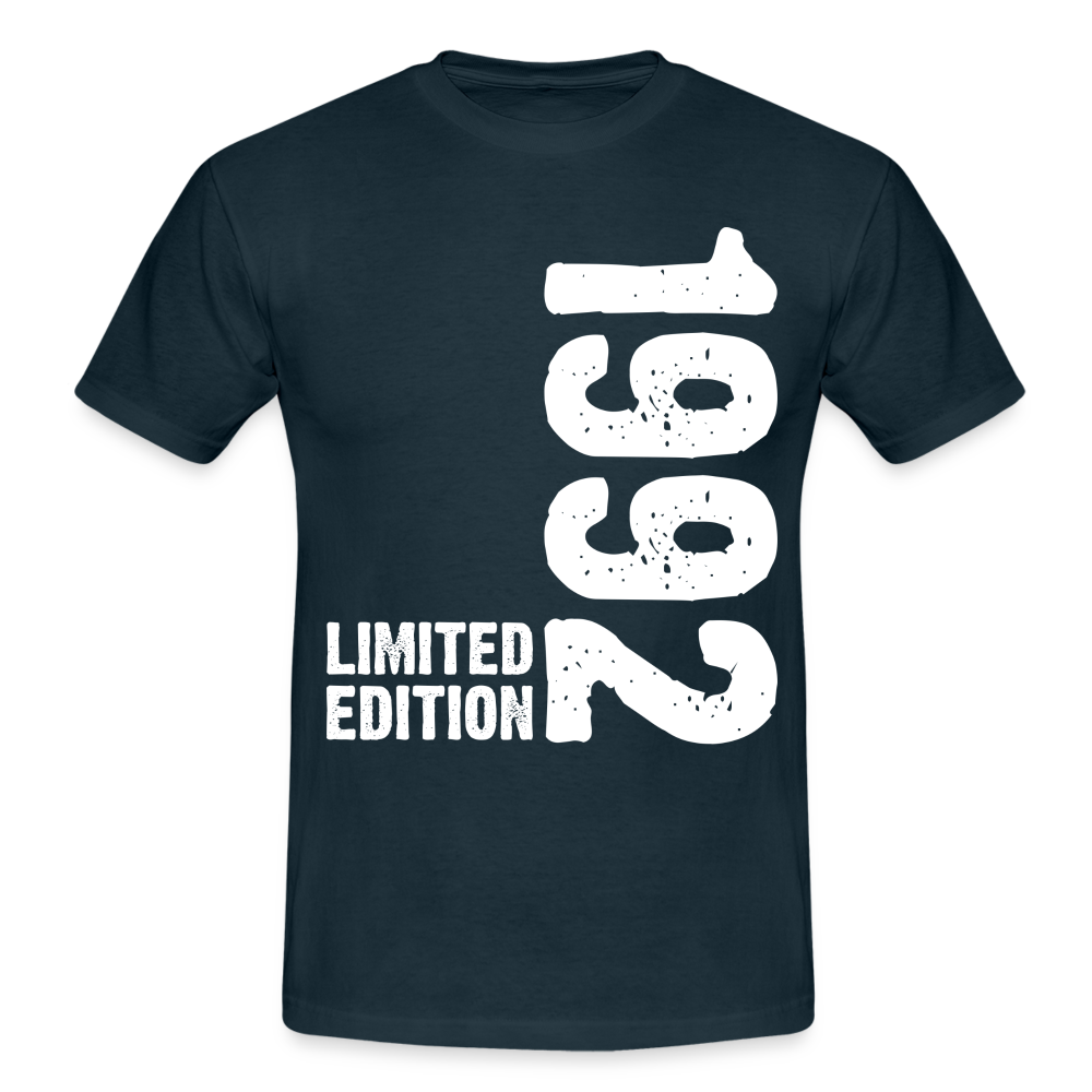 30. Geburtstag Geboren 1992 Limited Edition Retro Männer T-Shirt - navy