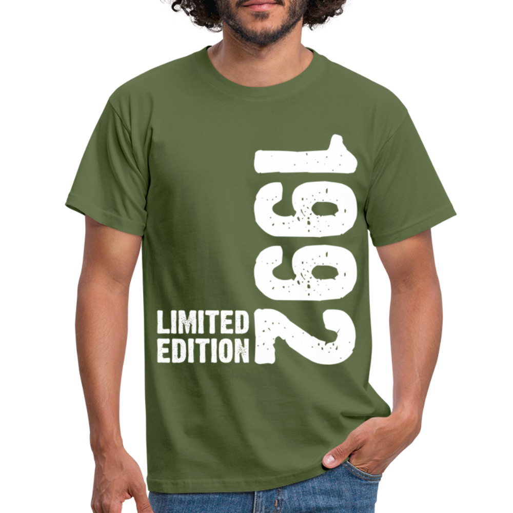 30. Geburtstag Geboren 1992 Limited Edition Retro Männer T-Shirt - military green