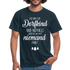 Bin ein Dorfkind - weiß wo Dich niemand findet - witziges T-Shirt - navy