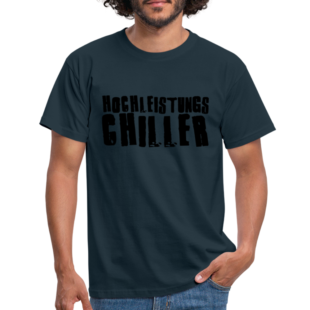Hochleistungs Chiller Witziges T-Shirt - navy