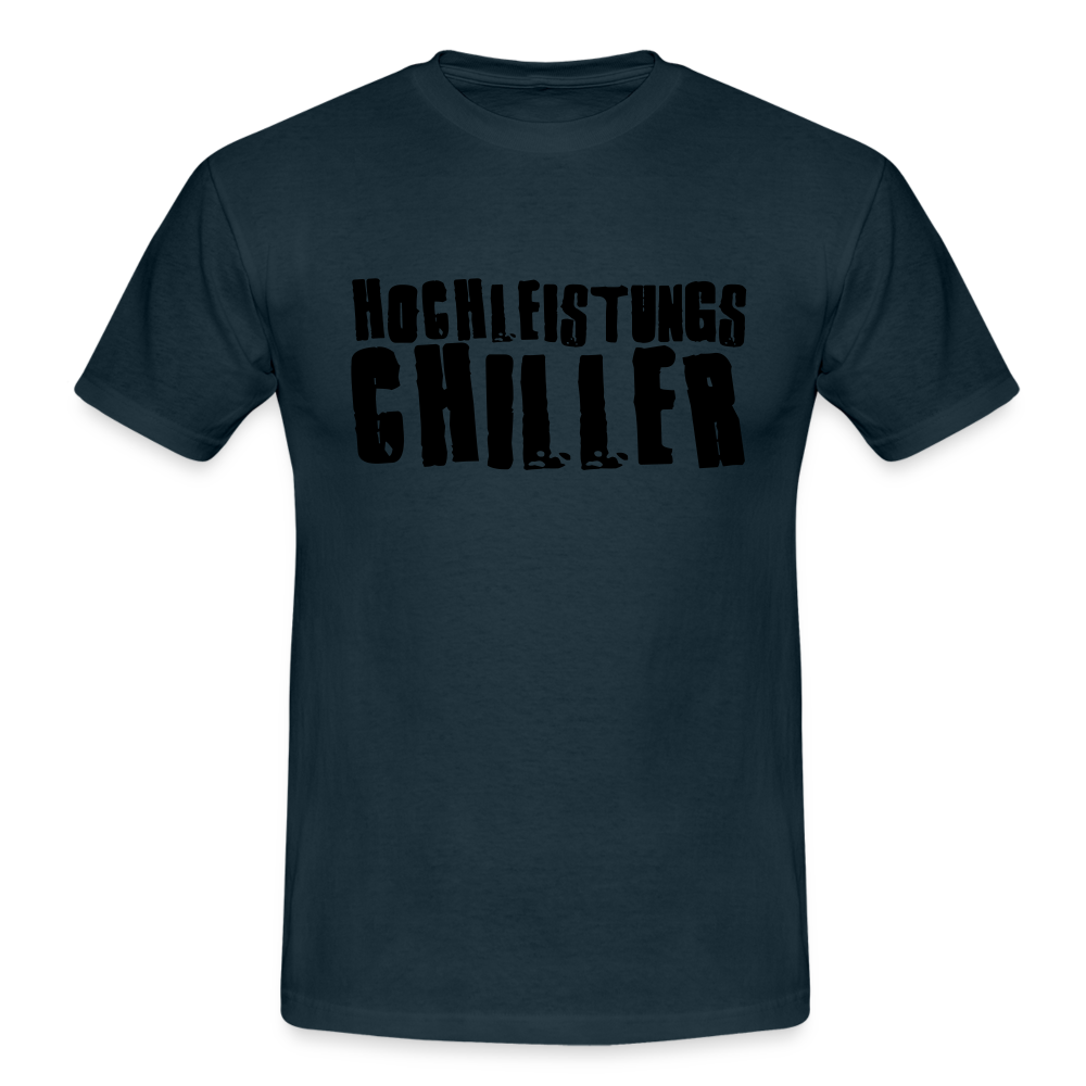 Hochleistungs Chiller Witziges T-Shirt - navy
