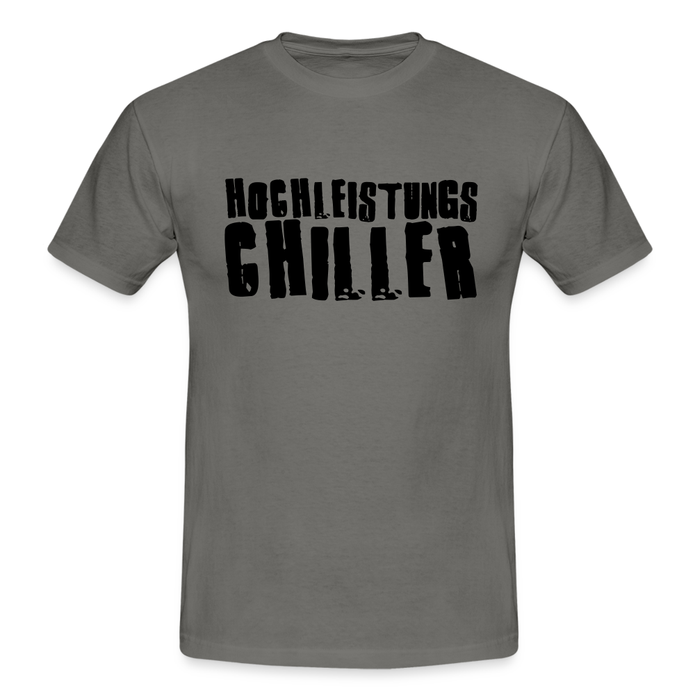 Hochleistungs Chiller Witziges T-Shirt - graphite grey