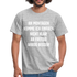 Montags Shirt - An Montagen komme ich nicht klar Lustiges T-Shirt - Grau meliert