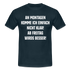 Montags Shirt - An Montagen komme ich nicht klar Lustiges T-Shirt - Navy