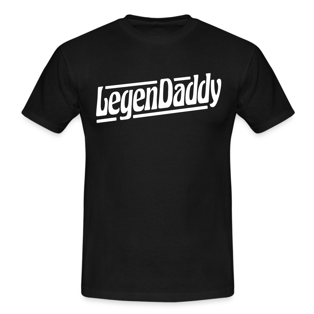 Vatertag Shirt Legendaddy Geschenk zum Vatertag T-Shirt - Schwarz