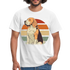 Hund Beagle Shirt Hundefreunde Beagle Sonnenuntergang Geschenk T-Shirt - Weiß