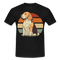 Hund Beagle Shirt Hundefreunde Beagle Sonnenuntergang Geschenk T-Shirt - Schwarz