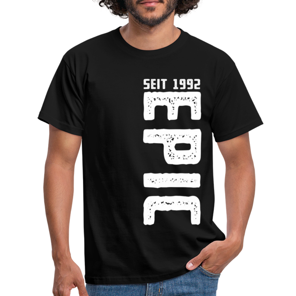 30. Geburtstags Shirt Epic seit 1992 Geschenk T-Shirt - Schwarz