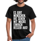 Masken Shirt manche Menschen sehen mit Maske besser aus Lustig Sarkasmus T-Shirt - Schwarz
