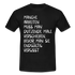 Lustiges Shirt Arbeitsmuffel lästige Arbeiten T-Shirt - Schwarz