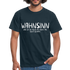 Lustiges Shirt Wahnsinn was ich alles so nicht schaffe Geschenkidee T-Shirt - Navy