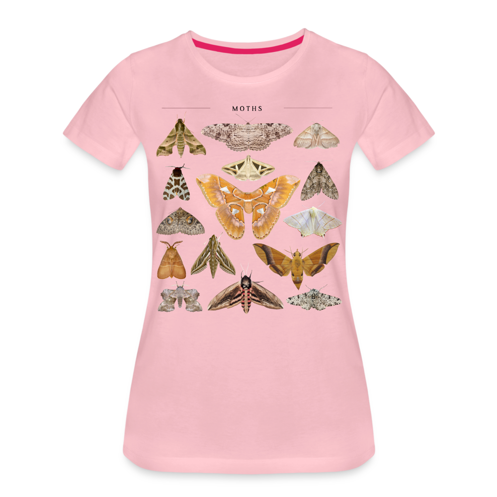 Lepidopterologie Shirt Schmetterlingssammlerin Frauen Premium T-Shirt - Hellrosa