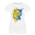 Katze Main Coon Shirt Katze mit Kopfhörern Geschenkidee Frauen Premium T-Shirt - Weiß