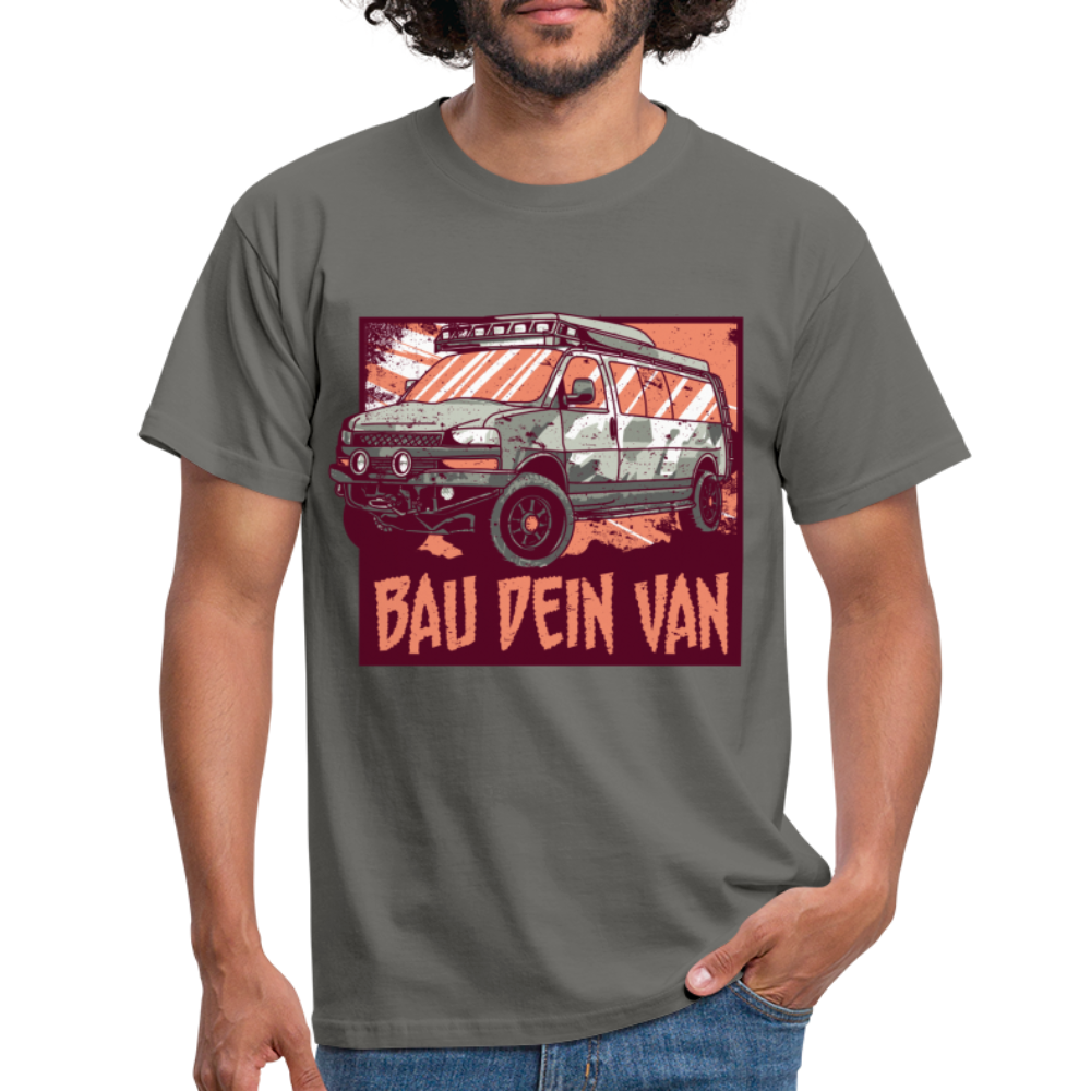 Camping Van life Shirt Bau deinen Van T-Shirt - Graphit