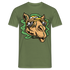 Luftiges Kamel Shirt Chilliges Kamel mit Tüte Fun T-Shirt - Militärgrün