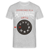 Fotografen Shirt Einstellrad Kamera Lustiges Geschenk für Fotografen T-Shirt - Grau meliert