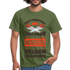 Tischler Shirt Gott erschuf den Tischler Lustiges Geschenk T-Shirt - Militärgrün