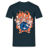 Bowling Shirt tanzende Bowlingkugel ängstliche Pins Lustiges Geschenk T-Shirt - Navy