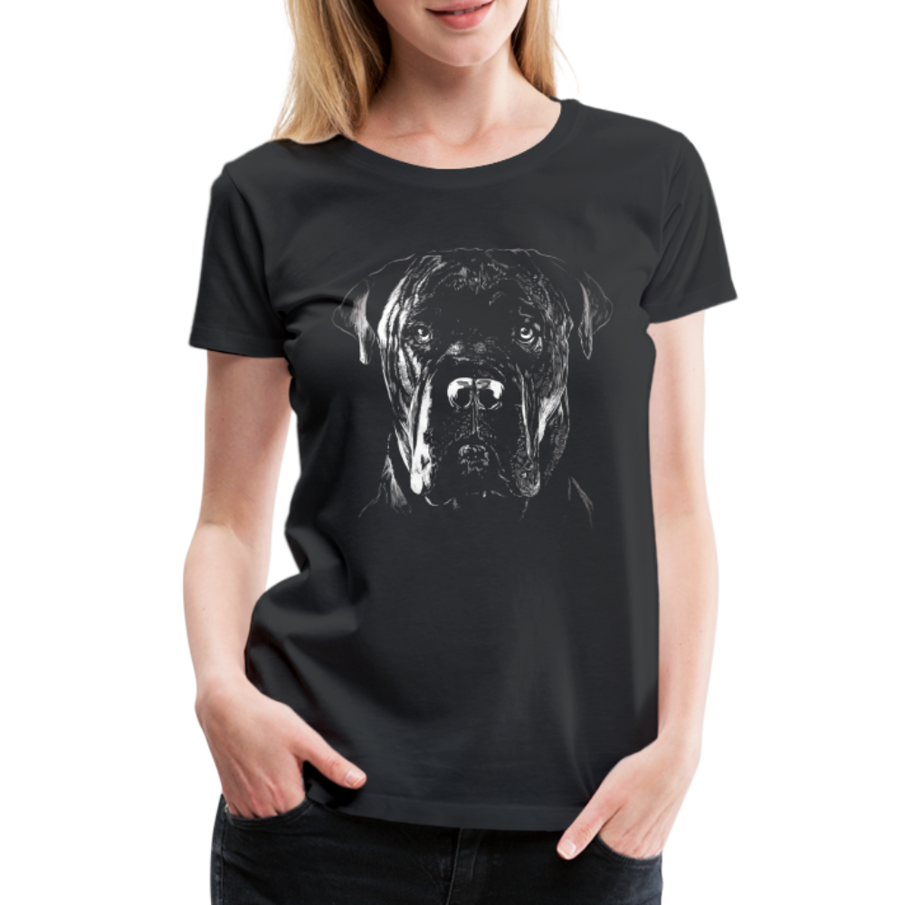 Hunde Shirt Cane Corso Italiano Frauen Premium T-Shirt - Schwarz