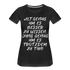 Geburtstags Shirt Alt genug Jung genug Geschenk Frauen Premium T-Shirt - Schwarz