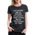 Geburtstags Shirt Alt genug Jung genug Geschenk Frauen Premium T-Shirt - Schwarz