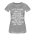 Geburtstags Shirt Alt genug Jung genug Geschenk Frauen Premium T-Shirt - Grau meliert
