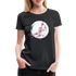 Kunstvolle Blüten Shirt Frauen Premium T-Shirt - Schwarz