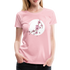 Kunstvolle Blüten Shirt Frauen Premium T-Shirt - Hellrosa