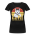 Hund Kaffee weil töten falsch ist Kaffeeliebhaber Geschenk Frauen Premium T-Shirt - Schwarz