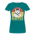 Hund Kaffee weil töten falsch ist Kaffeeliebhaber Geschenk Frauen Premium T-Shirt - Divablau