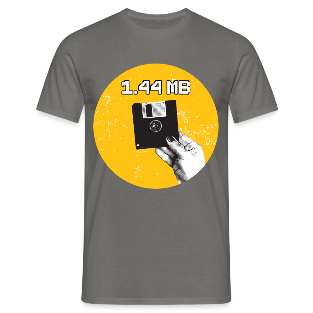 Retro Computer Diskette 1.44 MB Shirt Computer Nerd Lustiges T-Shirt - Graphit