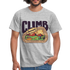 Berge Klettern Karabiner Wandern Lustiges Geschenk T-Shirt - Grau meliert