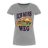 Berge Klettern Karabiner Wandern Ich muss Weg Lustiges Geschenk Frauen Premium T-Shirt - Grau meliert